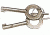 Fury Handcuff Keys for Double Lock Handcuffs, PAIR/2 Keys FP15402