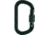 Fusion Supreme Oval Aluminum Carabiner, Black 106762
