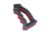 Future Forged Vektor Hybrid Grip, AR-15, Carbon Fiber, SG-2 Frame, Red/Carbon Black, VHGSGTT2R