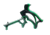 Future Forged Vektor X &amp; Halex 2.0 set Mlok, Alpine Green Accent/Silver/Black Core, VHGXMG