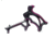 Future Forged Vektor X &amp; Halex 2.0 set Mlok, Purple Accent/Silver/Black Core, VHGXMP