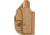 G-Code OSH OWB Holster, 1911 5in, Left Hand, Tan, OSH-010-LH-RMR-RTI/BRSHD-TN