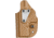 G-Code OSH OWB Holster, 1911 5in, Left Hand, Tan, OSH-010-LH-RMR-RTI/BRSHD-TN