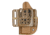 G-Code OSH OWB Holster, 1911 5in, Left Hand, Tan, OSH-010-LH-RMR-GCA16-TN