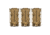 G-Code Pistop Soft Shell Scorpion Tall Mag Carrier w/ P1/P2/P3 Molle and Belt Mounts, Pack of 3, Ambidextrious, Tan Frame/Tan Shell, Tall, SS-P1-3PK-123-TNTN