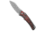 G&amp;G Hawk G&amp;G Hawk Custom Talon Flipper Knife Carbon Fiber- Lava, Black/Red, Bohler M390, adult, BHQ-228734