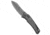 G&amp;G Hawk G&amp;G Hawk Custom Talon Flipper Knife Gray Tumbled Ti/Black DLC 3.5" SW, Gray/Black, Bohler M390, adult, BHQ-236791