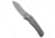G&amp;G Hawk G&amp;G Hawk Custom Talon Flipper Knife Titanium - Gray, Gray, Bohler M390, adult, BHQ-228730