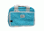 GPS Quad Pistol Range Bag w/Mag Storage/Dump Cups, Robin Egg Blue, GPS-1310PCRB