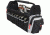 GPS Range Tote Bag for 2 Handguns, 9 Pistol Mags, 6 AR Mags, Black, GPS-1708RTB
