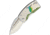 G.Sakai Money Clip Framelock Bird Folding Knife, 1.63in Satin Vg-10 SS Drop Point, Satin SS Handle, Pocket Clip, Bird Handle Artwork, Boxed With Hanging Tab, 11167