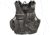 Galati Gear Deluxe Tactical Vest Tactical Black Assorted Sizes Nylon GLV547B