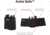 Galco Ankle Safe 3.0 Holster, Smith &amp; Wesson M&amp;P M2.0 4.25in, Ambidextrous, Black - AS3B