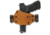 Galco Quick Slide Belt Holster, Kimber Micro 9, Right hand, Kydex/Premium Steerhide Finish, Black, QS664B