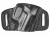 Galco Quick Slide Belt Holster, Kimber Micro 9, Right hand, Kydex/Premium Steerhide Finish, Black, QS664B