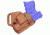 Galco SOB Small Of Back Holster Left Hand - Black SOB225B
