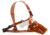 Galco Great Alaskan Chest Holster for Revolvers, Smith &amp; Wesson GOVERNOR 2 3/4in, Taurus JUDGE PUBLIC DEFENDER POLY, Right Hand, Tan, GA308