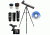 USED Galileo 800x80mm Zoom Reflector Telescope Kit,Hammer Tone FS-80Z, EDEMO1