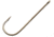 Gamakatsu 0 Aberdeen Hook, Needle Point, Long Shank, Light Wire, Ringed Eye, Bronze, Size 1, 10 per Pack, 9108, Bronze, 1, 09110
