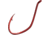 Gamakatsu Big River Bait Hook, Needle Point, Wide Gap, Offset, All Purpose, Up Eye, Red, Size 4/0, 6 per Pack, 225314