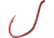 Gamakatsu Big River Bait Hook, Needle Point, Wide Gap, Offset, All Purpose, Up Eye, Red, Size 4/0, 6 per Pack, 225314