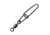 Gamakatsu Cross Lock Snap With Superline Swivel, Size 4-130lb, 407400-4