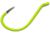 Gamakatsu Octopus Hook, Barbed, Needle Point Ringed Eye, Chartreuse, Size 2/0, 5 per Pack, 02612-C