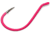 Gamakatsu Octopus Hook, Barbed, Needle Point Ringed Eye, Fluorescent Pink, Size 1/0, 5 per Pack, 02611-P