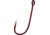 Gamakatsu Siwash Hook, Needle Point, All Purpose, Open Eye, Red, Size 5/0, 6 per Pack, 10315