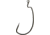 Gamakatsu Superline Worm Hook with Ring, Needle Point, Extra Wide Gap, Ringed Eye, NS Black, Size 4/0, 4 per Pack, 74414R