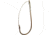 Gamakatsu Worm Hook with Wire Weed Guard, Needle Point Ringed Eye, Bronze, Size 1/0, 4 per Pack, 65111