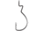 Gamakatsu Worm Skip Gap Nsb 4/0, 5 Hooks P/P 266414