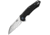 Ganzo Knives Firebird Linerlock Black Folding Knife, 3.38 satin finish D2 tool steel Wharncliffe blade, Black G10 handle, FH31-BK