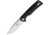 Ganzo Knives Firebird Linerlock Black Folding Knife, 3.5 satin finish D2 tool steel blade, Black G10 handle, FH91-BK