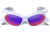 Gargoyles Gamer Sunglasses w/ White Frame, Smoke w/Plasma Mirror Lens GAR10700066