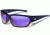 Gargoyles HAVOC Sunglasses, Matte Black Frame, Smoke Polarized with Plasma Mirror Lens, Polarized, 10700193.QTM