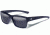 Gargoyles HOMELAND Sunglasses, Matte Black Frame, Smoke with Silver Mirror Lens, 10700221.QTM