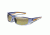 Gargoyles Prevail Sunglasses w/ Matte Silver Frame, Brown Polarized w/Orange Mirror Lens GAR10700142