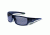 Gargoyles Wrath Sunglasses w/ Navy Frame, Smoke Polarized w/Silver MirrorLens GAR10700044