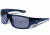 Gargoyles WRATH Sunglasses, Navy Frame, Smoke Polarized with Silver Mirror Lens, Polarized, 10700216.QTM