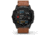 Garmin Fenix 6X Sapphire Multisport GPS Smartwatch, Black DLC w/Brown Leather Band, 010-02157-13