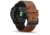 Garmin Fenix 6X Sapphire Multisport GPS Smartwatch, Black DLC w/Brown Leather Band, 010-02157-13