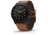 Garmin Fenix 6X Sapphire Multisport GPS Smartwatch, Black DLC w/Brown Leather Band, 010-02157-13