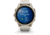 Garmin fenix 8 AMOLED 43mm GPS Watch, Sapphire, Soft Gold with Fog Gray/Dark Sandstone Silicone Band, 010-02903-10