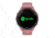 Garmin Forerunner 265S Watch, Black Bezel w/ Light Pink Case and Light Pink/Powder Gray Silicone Band, 010-02810-05