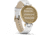 Garmin Lily Smartwatch - Womens, Light Gold / White Leather, 010-02384-A3