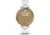 Garmin Lily Smartwatch - Womens, Light Gold / White Leather, 010-02384-A3