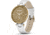 Garmin Lily Smartwatch - Womens, Light Gold / White Leather, 010-02384-A3