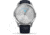 Garmin Vivomove 3 Luxe Hybrid Smartwatch w/Leather Band, Navy/Silver, 010-02241-00