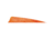 Gateway Shield Cut Feathers 1407006, White/Orange, 400LSTWO-50